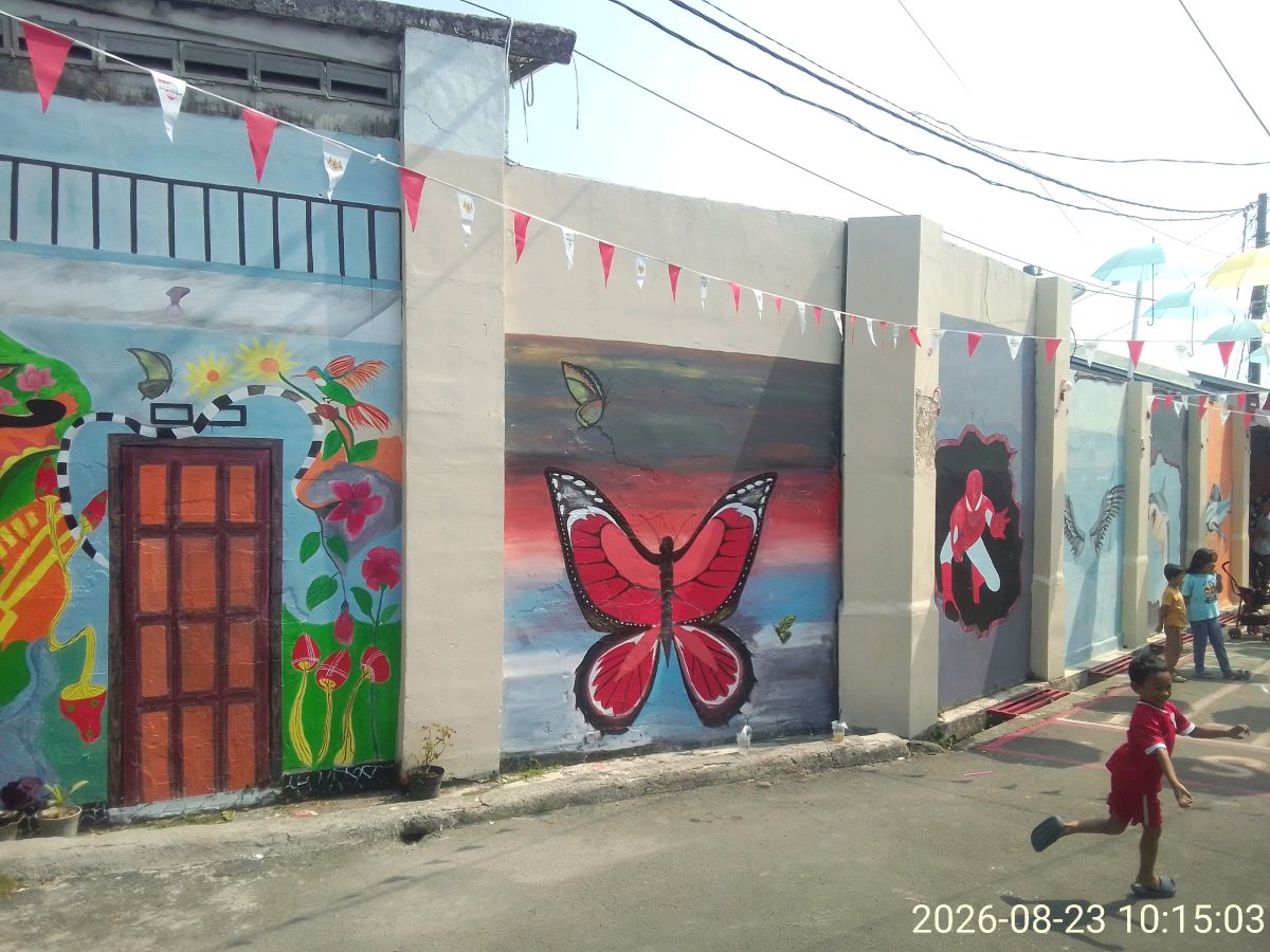 Yang Lagi Viral di Kota Bogor, Kampung Mural Cikaret
