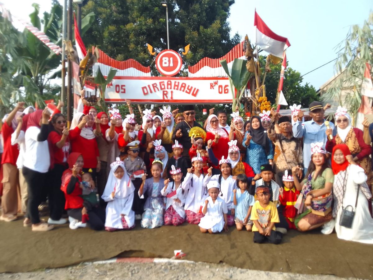 Semarak HUT RI ke-81, Desa Cicadas Gelar Lomba Gapura dan Kebersihan Tingkat RT, 32 RT dan 9 RW Berpartisipasi