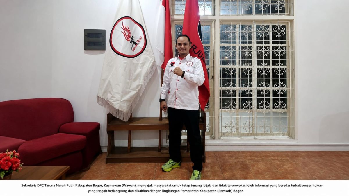 Sekretaris DPC Taruna Merah Putih kabupaten Bogor Imbau Warga Hormati Penuh Penyidikan KPK