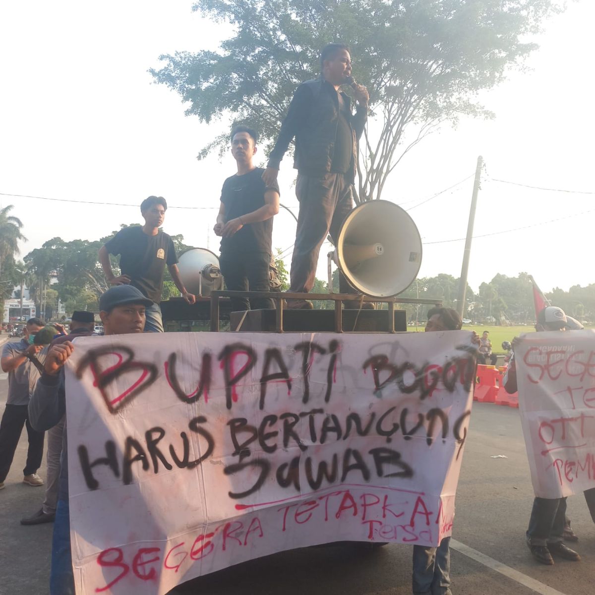 Massa GSI Desak KPK Tuntaskan Kasus Dugaan Korupsi di Kabupaten Bogor, Masuki Pekan Ketiga Penyidikan