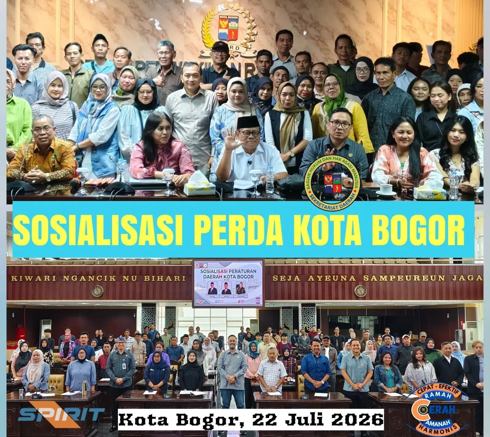 Alma Wiranta: Perda Jadi Pilar Penting Sistem Hukum Nasional, Sosper 2026 Edukasi 250 Warga Kota Bogor