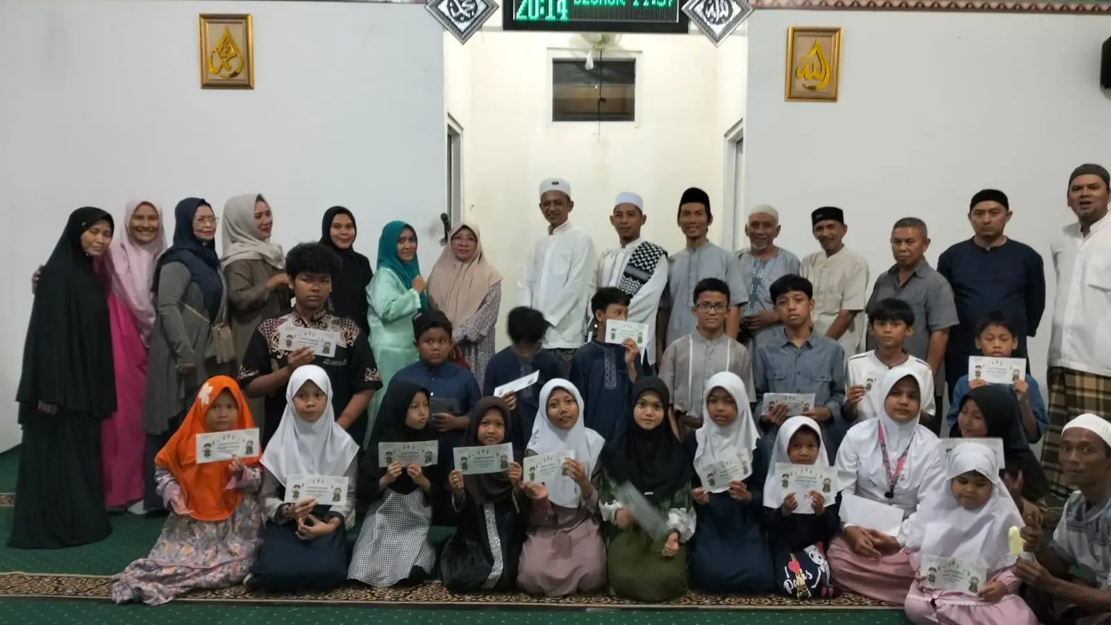 DKM Al Ikhlas Rusunawa Menteng Bogor Santuni 20 Anak Yatim Piatu