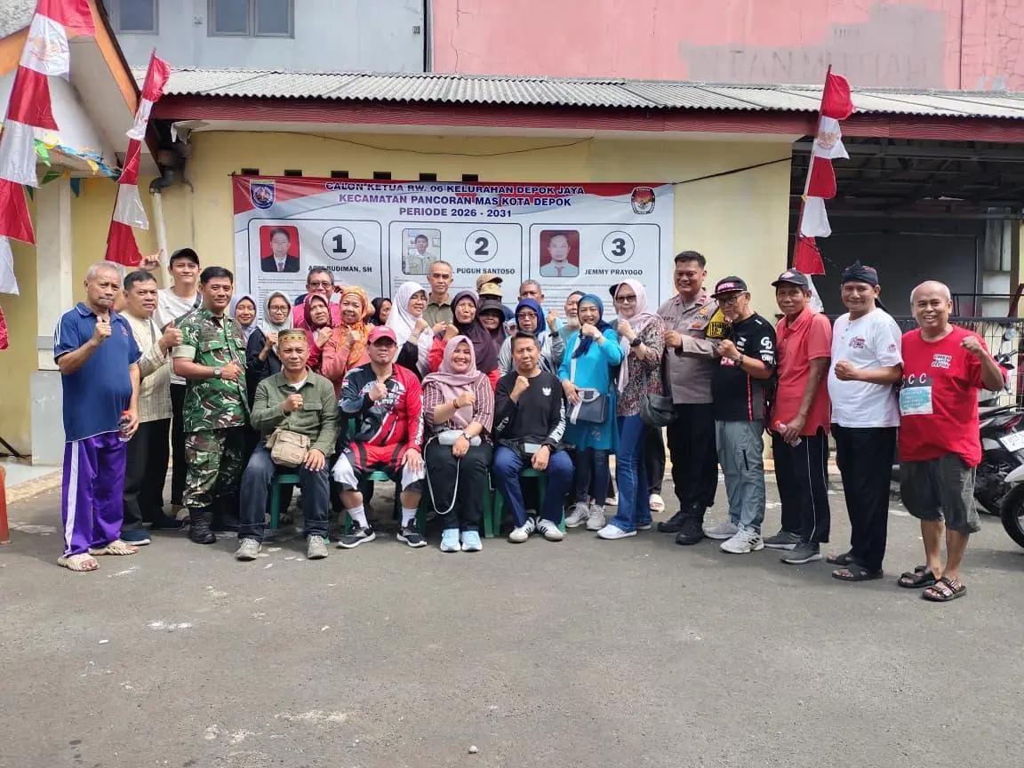 Warga RW 06 Depok Jaya Gelar Pemilihan Ketua RW Baru, Lurah Herliana Beri Apresiasi: Sangat Guyub!