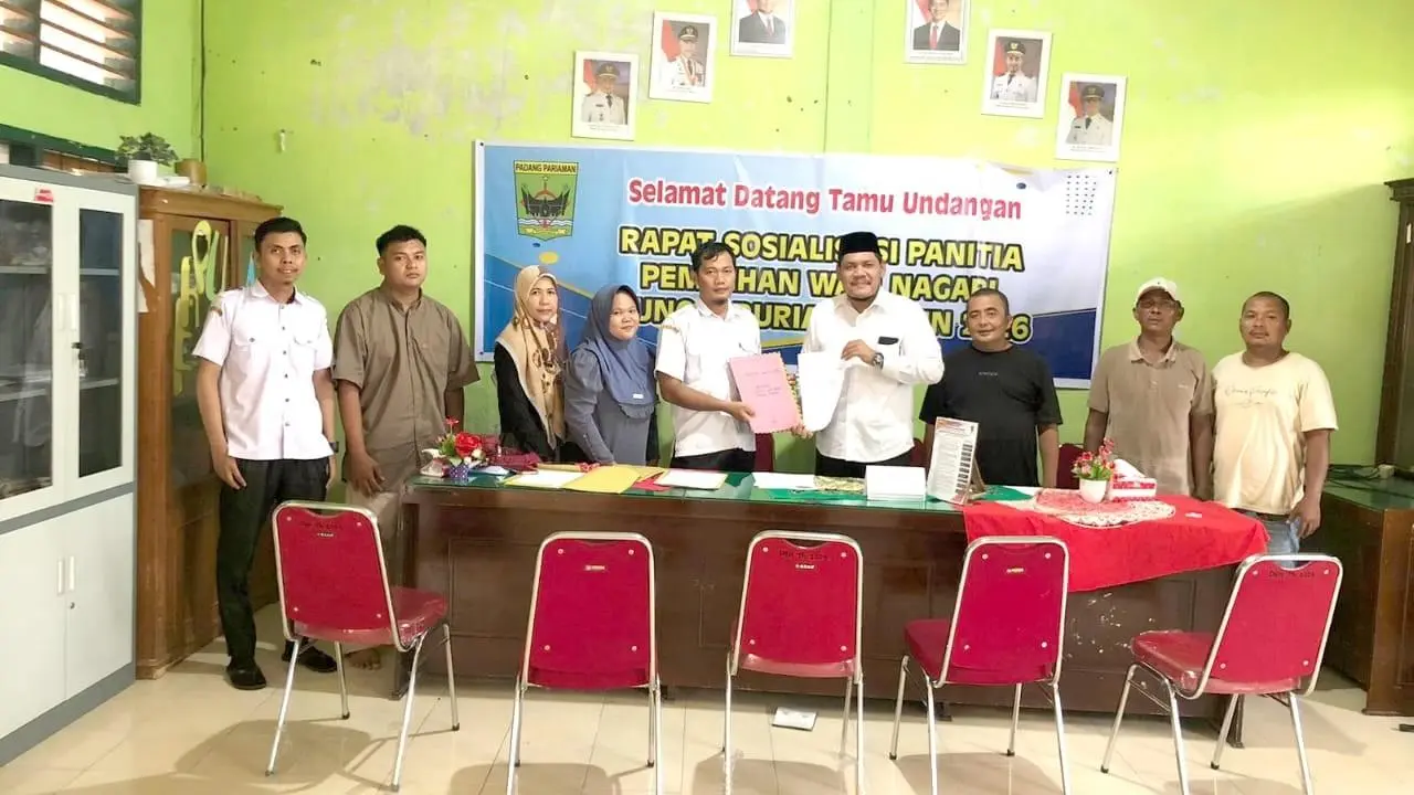 Didukung Tokoh Adat dan Pemuda, Hafiz Azmi Resmi Daftar Calon Wali Nagari Sungai Durian 2026–2034