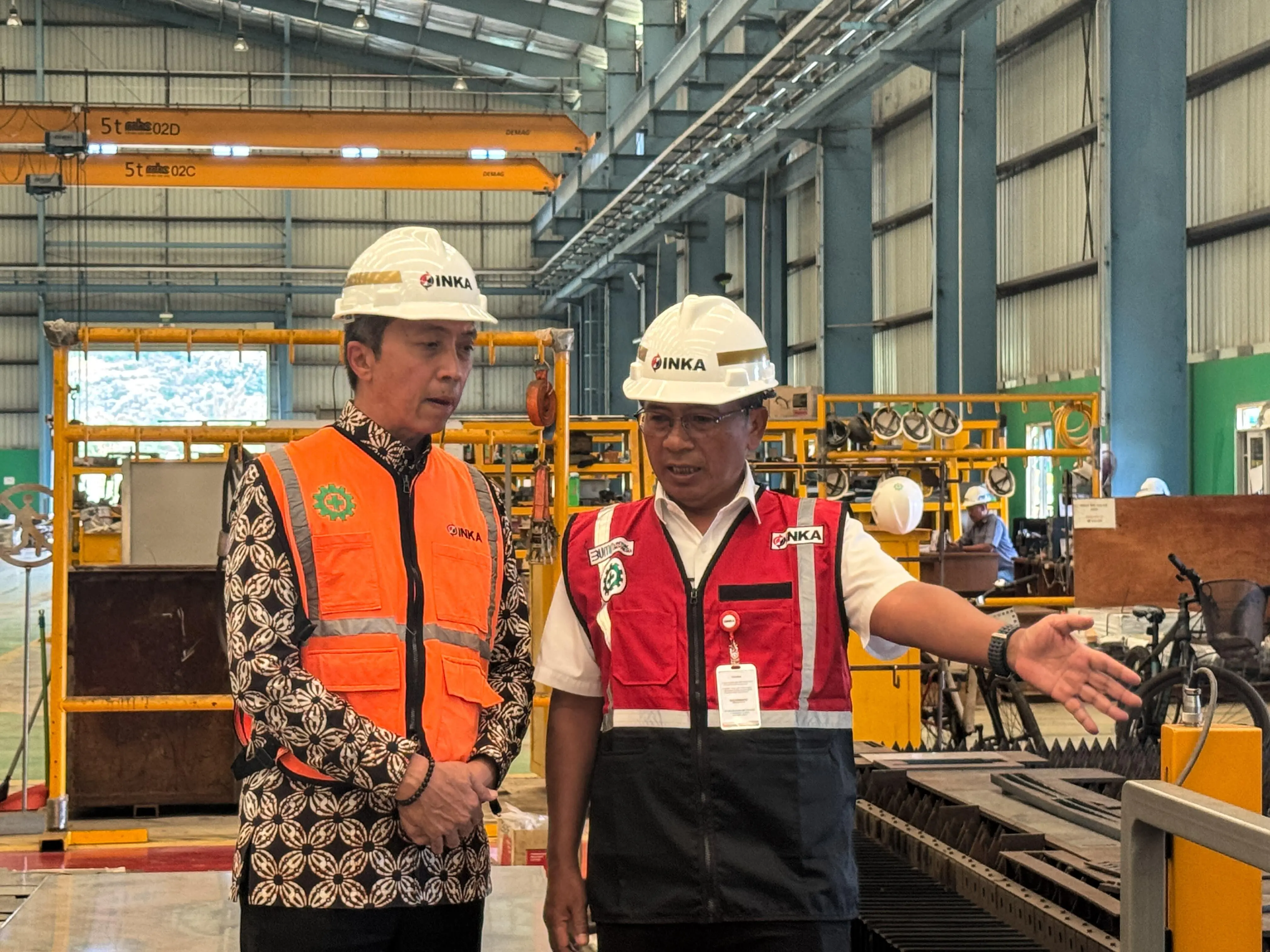 Wali Kota Bogor Kunjungi PT INKA Banyuwangi, Bahas Trase Uji Coba Trem Perkotaan