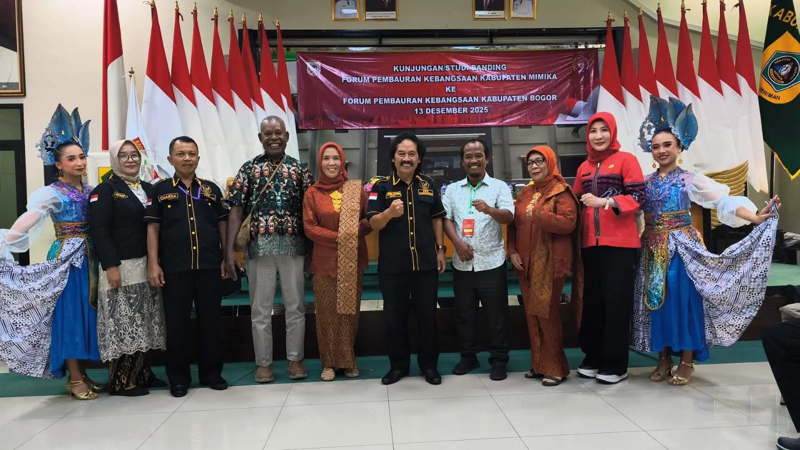 Belajar Merawat Kebhinekaan, FPK Mimika Serap Praktik Harmoni Sosial dari Kabupaten Bogor