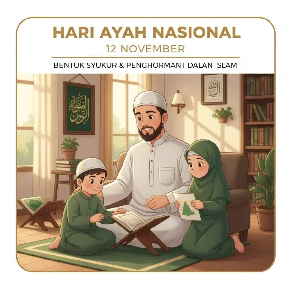 Hari Ayah Nasional 12 November Menurut Syariat Islam: Bentuk Syukur dan Tanggung Jawab Seorang Ayah