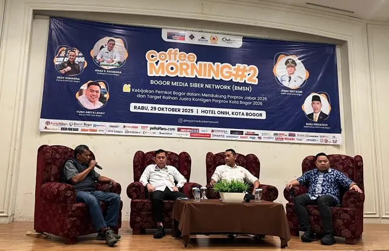 BMSN Coffee Morning Bahas Kesiapan Kota Bogor Jadi Tuan Rumah Porprov Jabar 2026