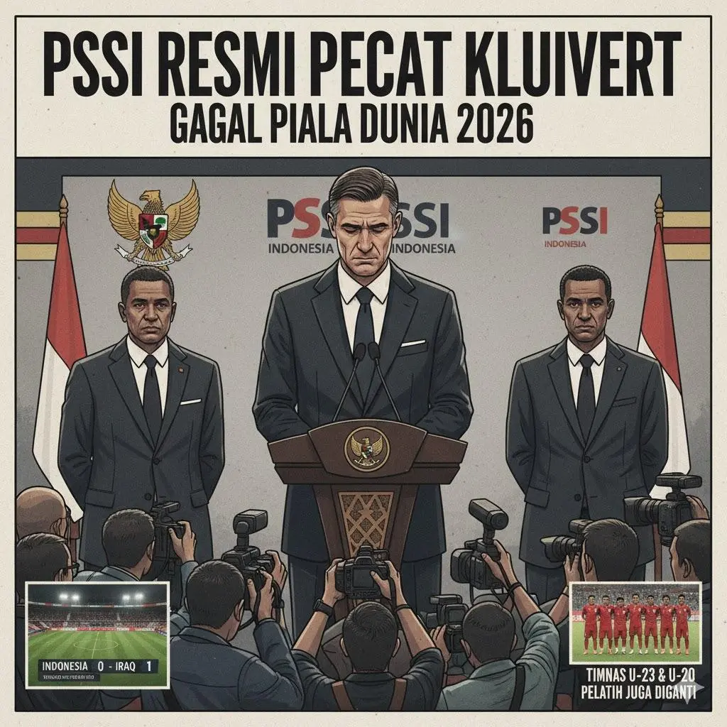 PSSI Resmi Pecat Patrick Kluivert Setelah Gagal di Kualifikasi Piala Dunia