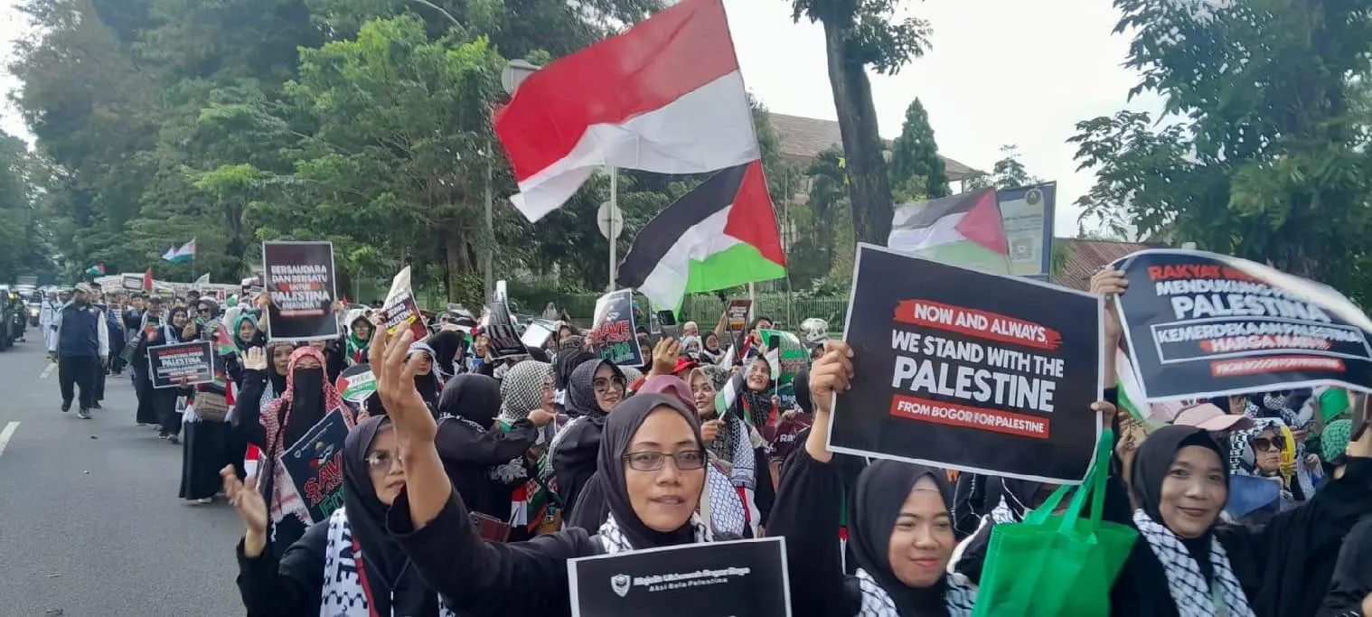 Majelis Ukhuwah Bogor Raya kembali menggelar aksi bela Palestina