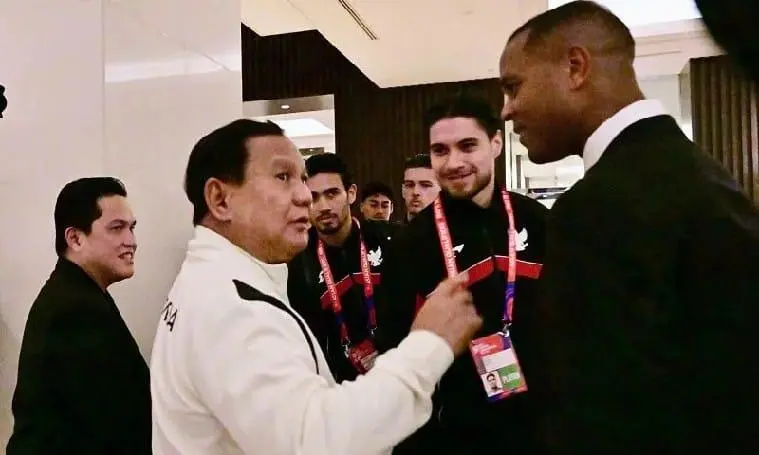 Presiden Prabowo berikan dukungan secara langsung Timnas Indonesia sebelum lawan Bahrain