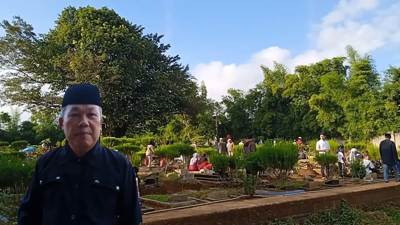 Ziarah Kubur agenda rutin warga Rangkapan Jaya jelang Ramadhan ‎