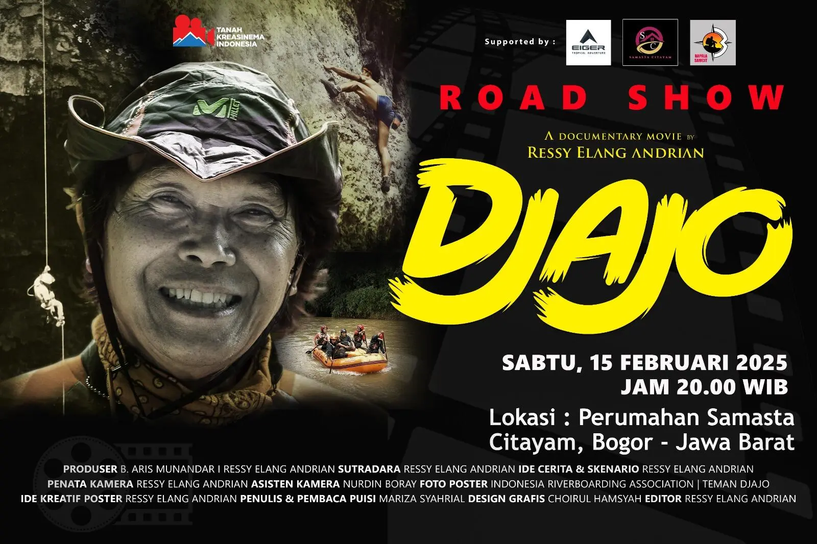 Roadshow film dokumenter mendiang Djajo, satu dari pendaki ulung Indonesia