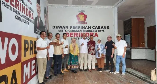 DPC Gerakan Cinta Prabowo audiensi dengan DPC Partai Gerindra Kota Bogor