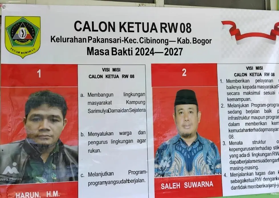 Pemilihan Ketua RW 08 Sari Mulya  berlangsung Sukses