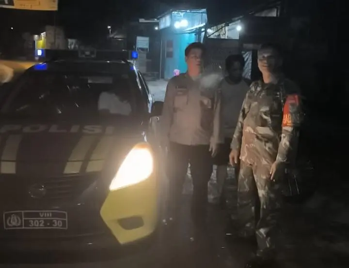 Imbas Serangan Balik dari Geng Motor, Petugas lakukan Patroli Gabungan