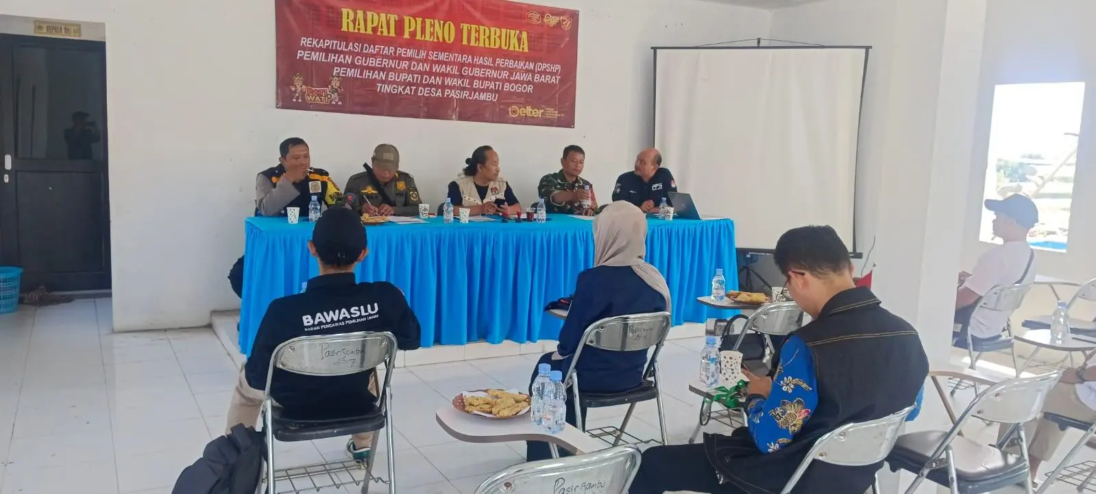 Babinsa Hadiri Rapat Pleno Terbuka DPSHP Pilkada Serentak