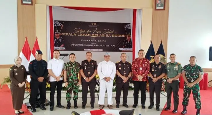 Sertijab dan Lepas Sambut Kepala Lapas Kelas II A Bogor