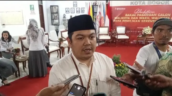 Pasangan Balon Mendaftar ke KPU Kota Bogor