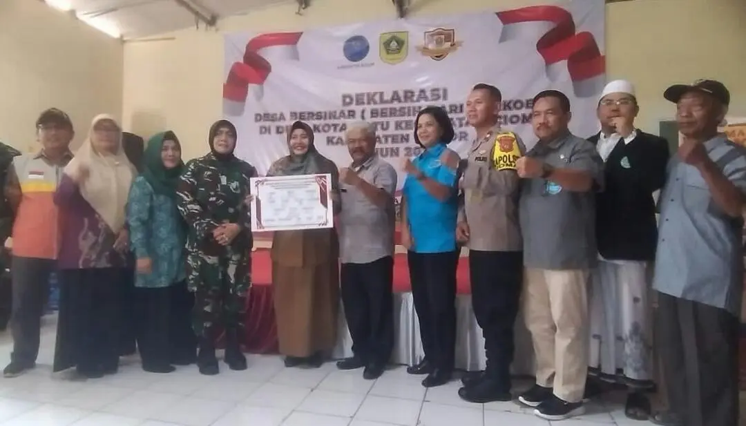Deklarasikan Desa Bersinar, Camat Ciomas katakan Desa Kota Batu Titik Rawan Pengaruh Buruk