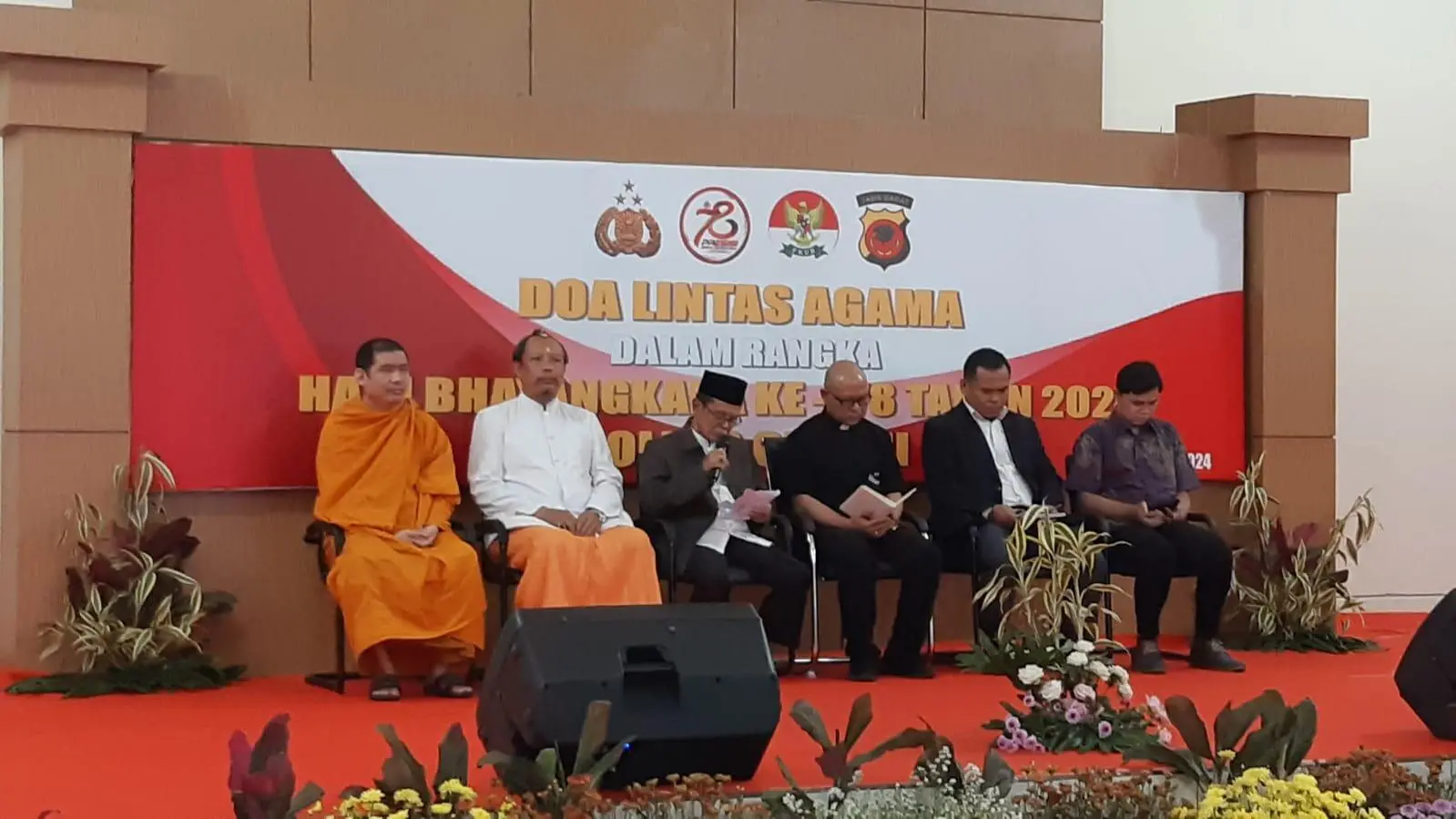 Polres Cimahi Do’a Lintas Agama Jelang HUT Bhayangkara ke-78