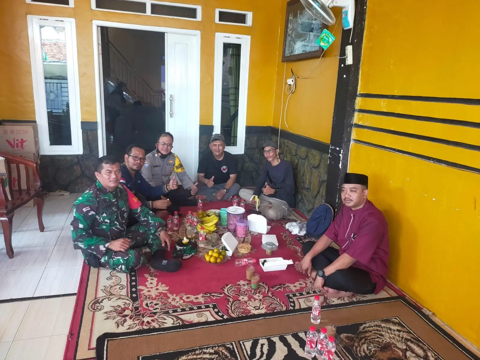 Jalin Sinergitas Babinsa Lakukan Komunikasi Sosial Bersama Pemerintah Desa