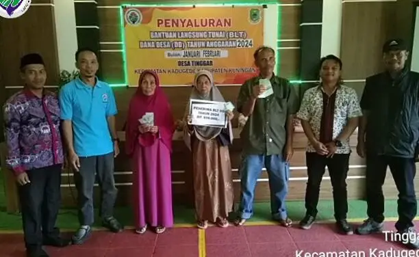 Realisasi Bantuan Langsung Tunai Dana Desa Tahap Ke 1 Dan 2 Bagi Warga Desa Tinggar