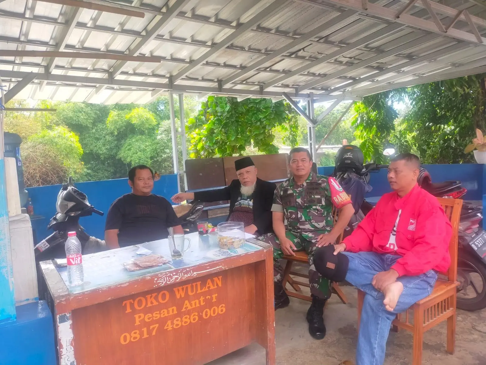 Jelang Pemilu Babinsa Gencar Lakukan Komsos