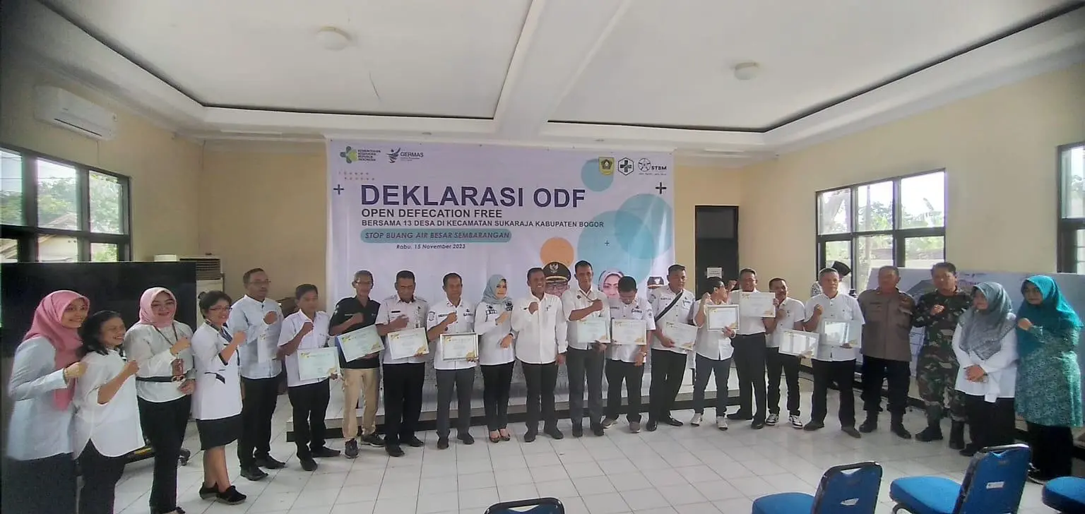 Stop Buang Air Besar Sembarangan, Dinkes Kabupaten Bogor  Deklarasikan ODF