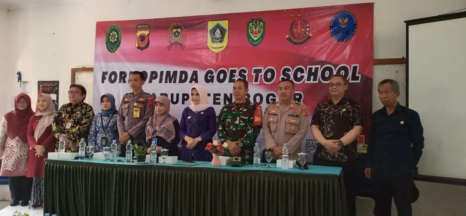 Sosialisasi Bahaya Narkoba Bagi Pelajar, Forkompimda Kunjungi Sekolah