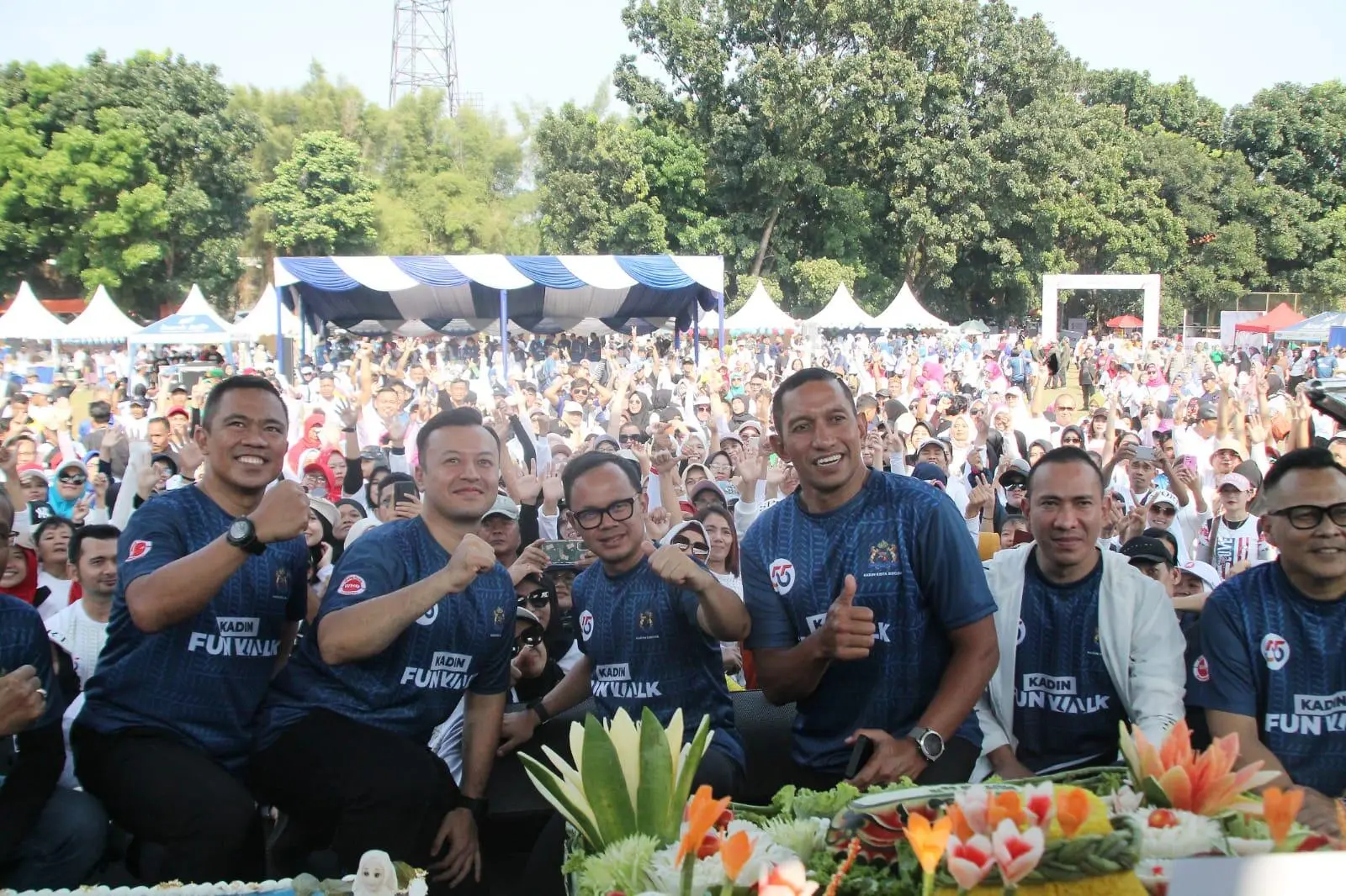 Libatkan Puluhan UMKM dan Zumba Bersama, Puncak HUT Kadin Diikuti Ribuan Peserta