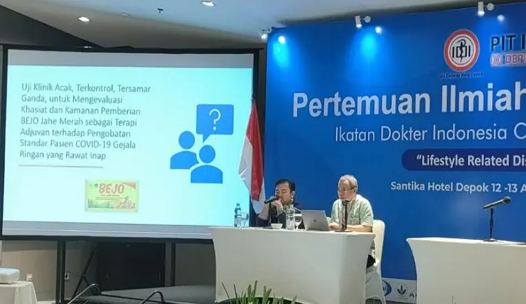 Uji Klinis Bejo Jahe Merah Diapresiasi Dokter di Acara Pertemuan Ilmiah