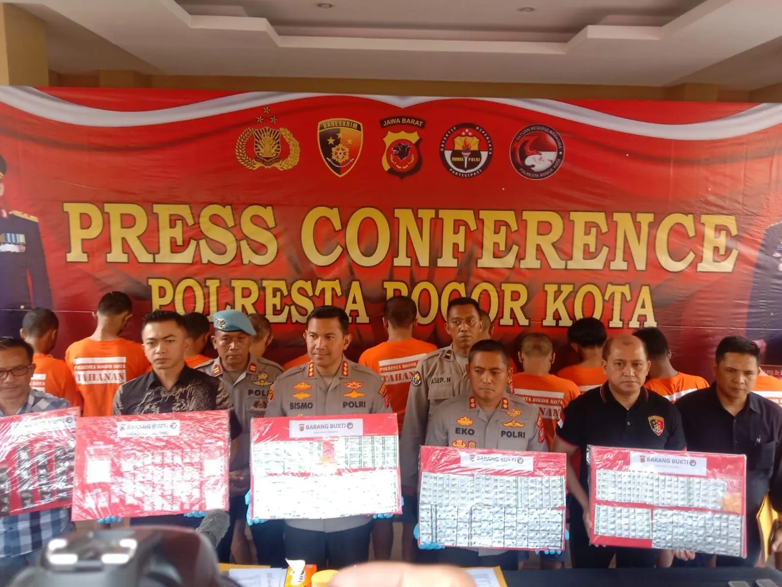 15 Orang Penyalahgunaan Narkoba Diringkus Satnarkoba Polresta Bogor Kota