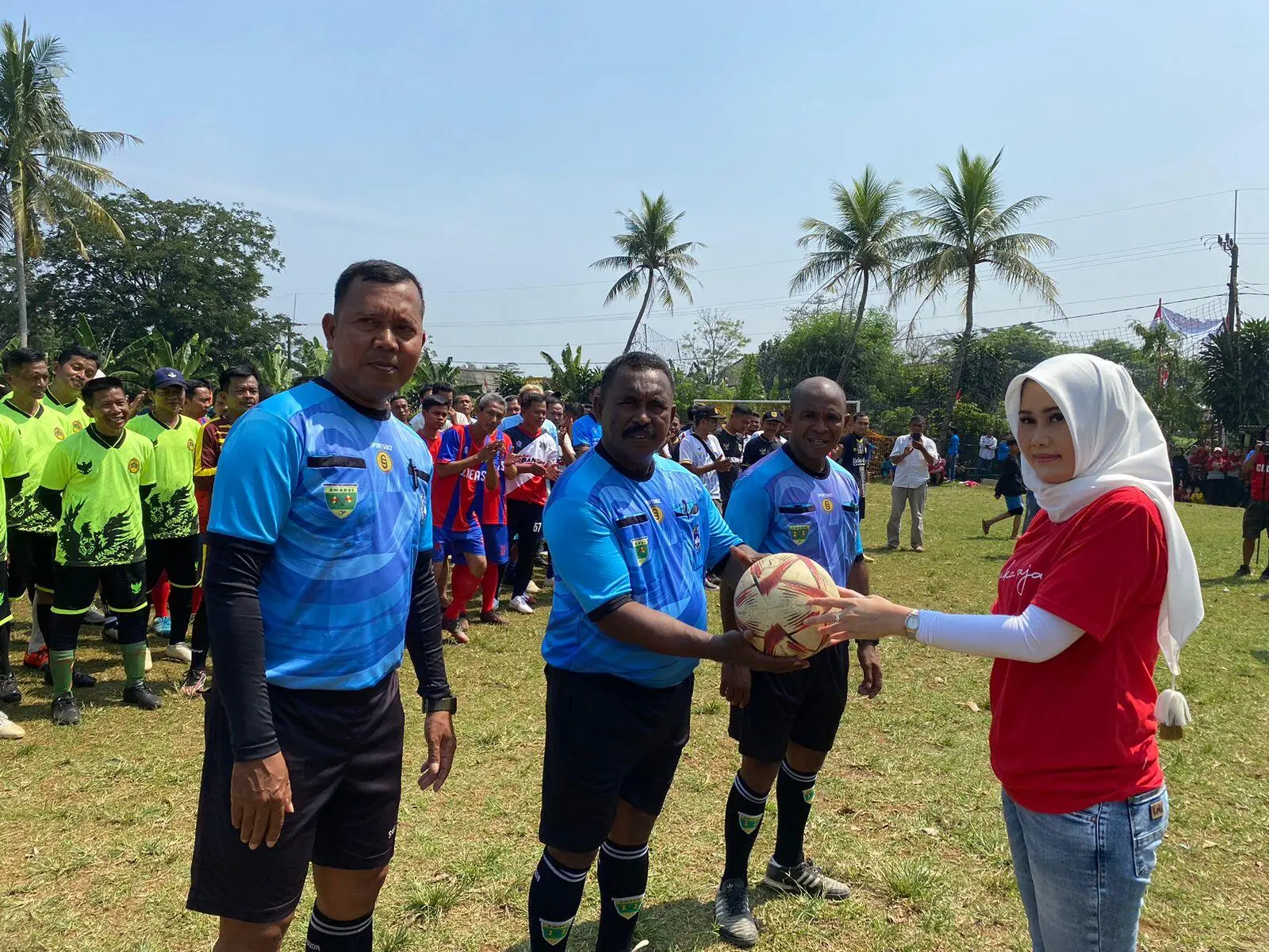 Turnamen Trofeo HUT RI ke 78, Kecamatan Sukaraja Jaga Silaturahmi dan Keguyuban Antar Perangkat Desa