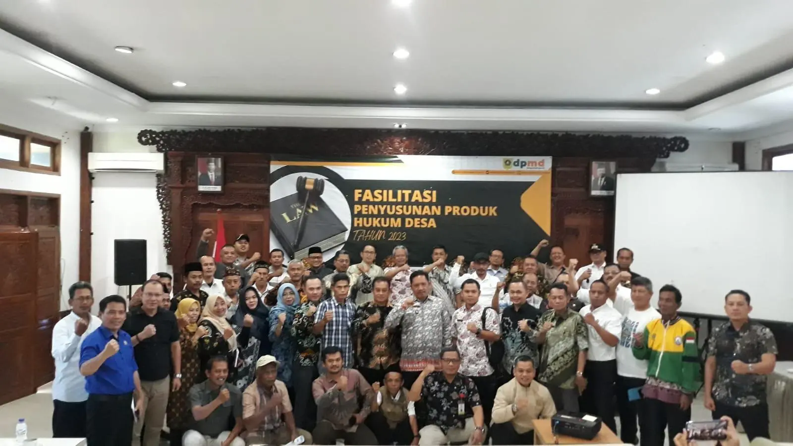 DPMD Kabupaten Bogor Memfasilitasi Penyusunan Produk Hukum Desa Tahun 2023