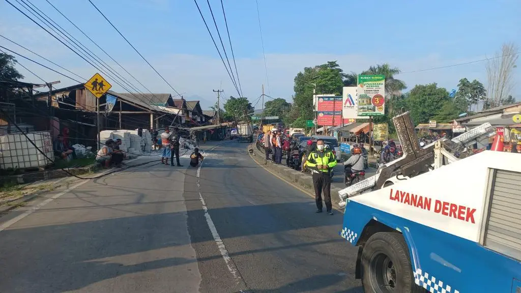 Kasat Lantas Sebut Kecelakaan di Jalan Parung Akibat Hilang Konsentrasi