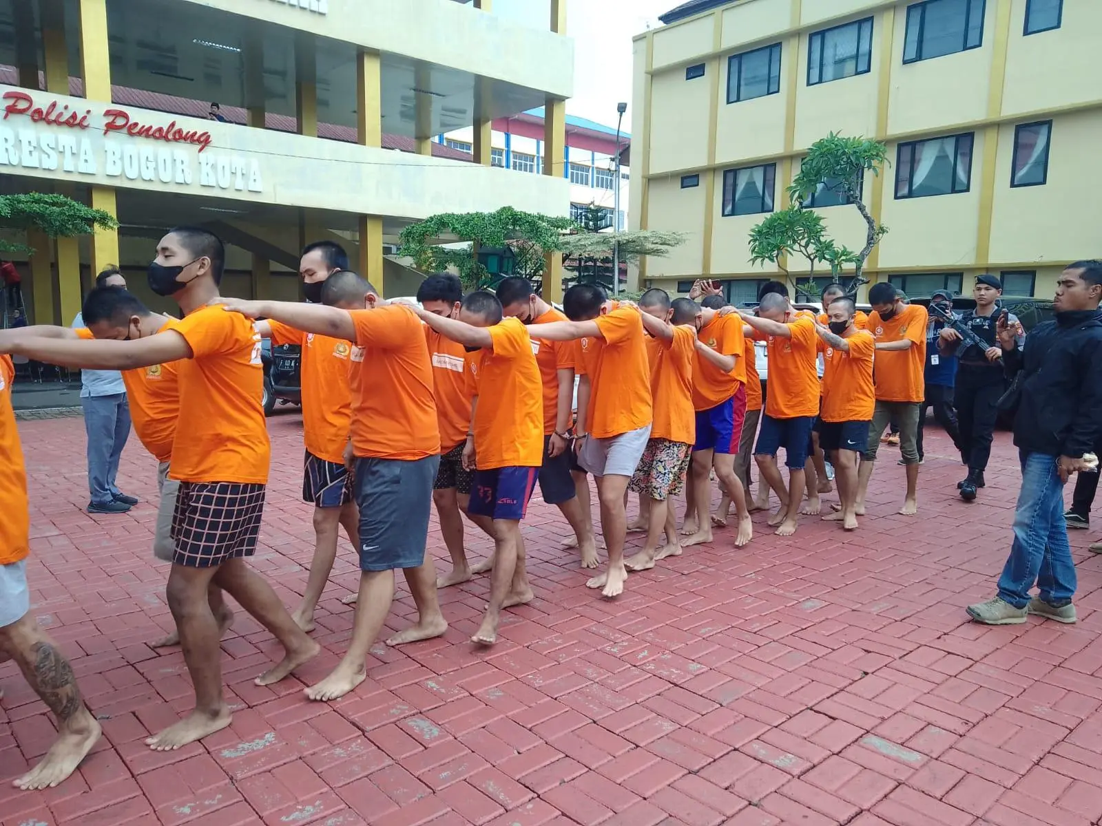 Satnarkoba Polresta Bogor Kota Tangkap 24 Tersangka Penyalahgunaan Narkotika