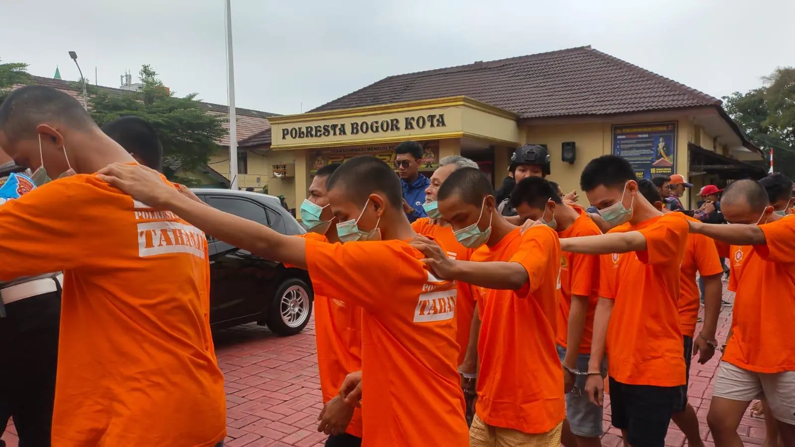 33 Tersangka Penyalahgunaan Narkoba Ditangkap Satnarkoba Polresta Bogor Kota