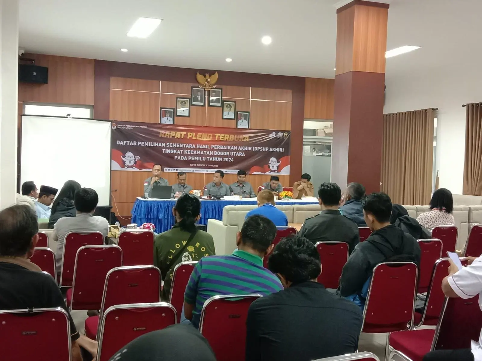 PPK Bogor Utara Gelar Pleno Rekapitulasi DPSHP, Berikut Catatannya