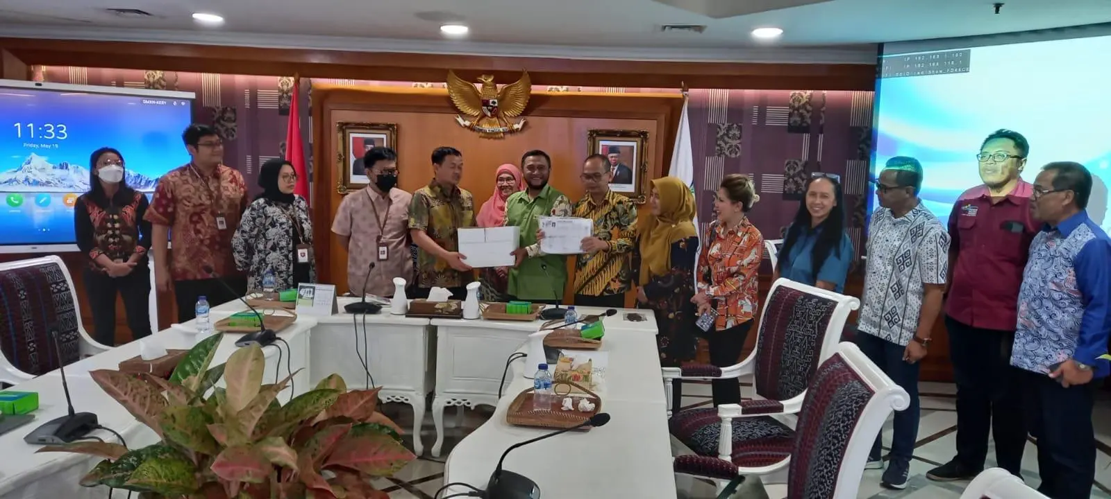 Sambangi Kantor Kementerian Sosial RI Komisi IV Sampaikan Laporan Aspirasi Masyarakat Terkait Bansos