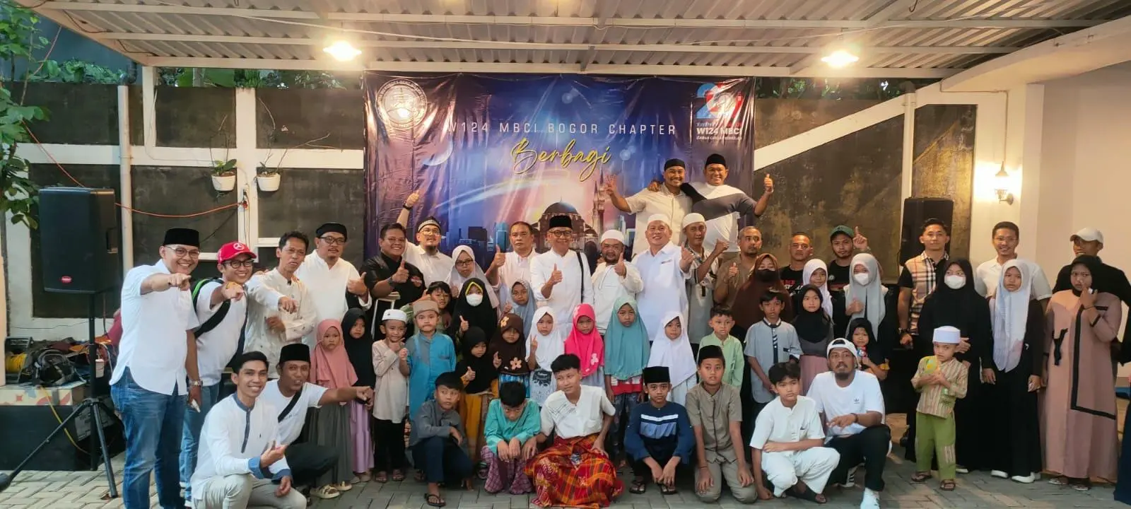 Berbagi Keberkahan, MBCI Chapter Bogor Santuni Puluhan Anak Yatim dan Warga Kurang Mampu