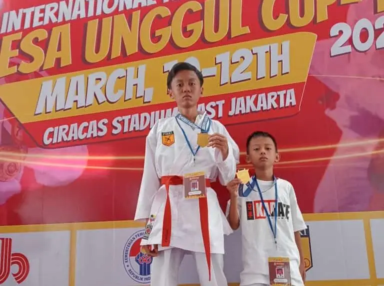 Atlet Binaan Inkainas Polres Bogor Raih Medali Internasional Karate Champions Esa Unggul Cup IV 2023