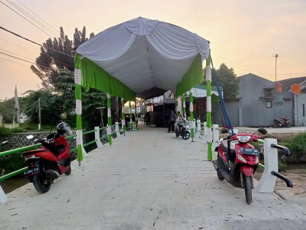 Asik.! Harapan Masyarakat Bojong Sempu Cilebut Barat Memiliki Jembatan Terwujud