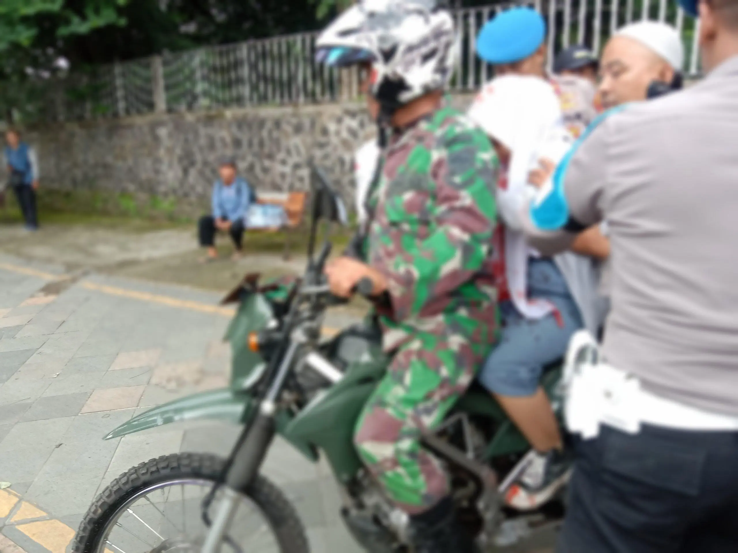 Hantam Pilar Lawang Salapan, Seorang Siswi Pengguna Sepeda Listrik Beam Bocor Dibagian Pelipis
