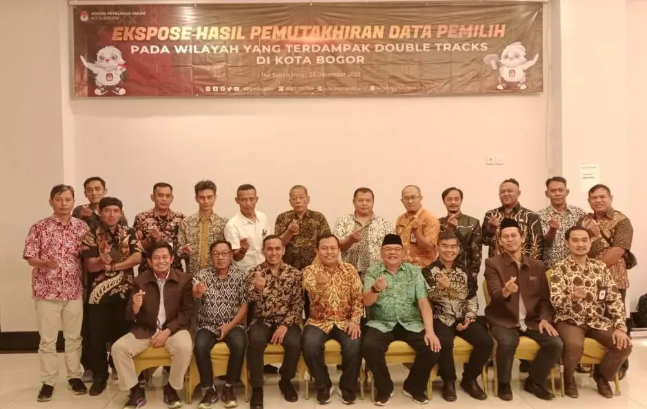 Terjun ke Lapangan Dampak Pembangunan Double Track PT.KAI, KPU Kota Bogor Paparkan Hasil Verifikasi Faktual Pemutakhiran Data Pemilih