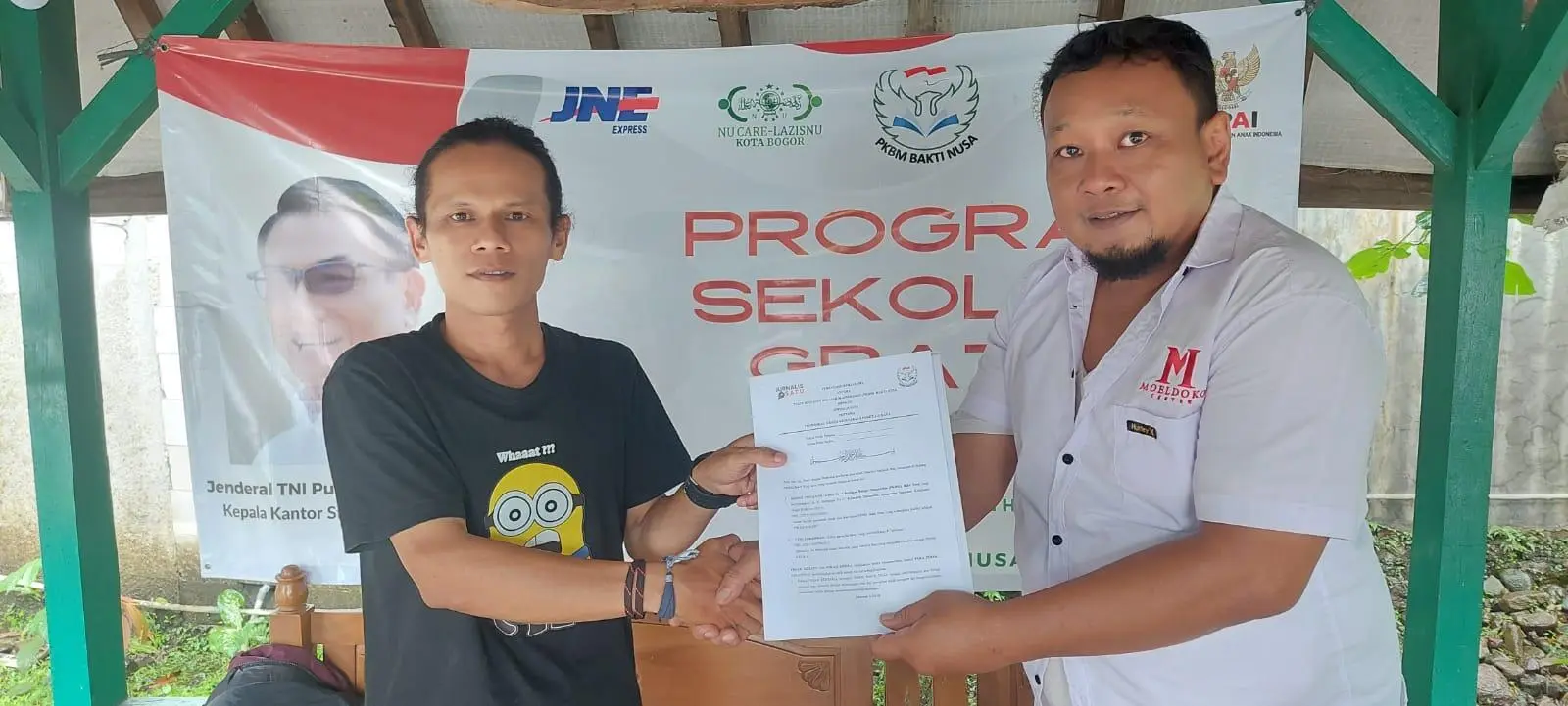 Peduli Pendidikan, Forum Wartawan Jurnalis Satu Buka Sekolah Gratis Paket A, B dan C