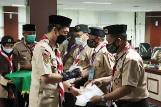 Kwarcab Pramuka Kota Bogor Lantik Pengurus Kwarcab 2020-2025