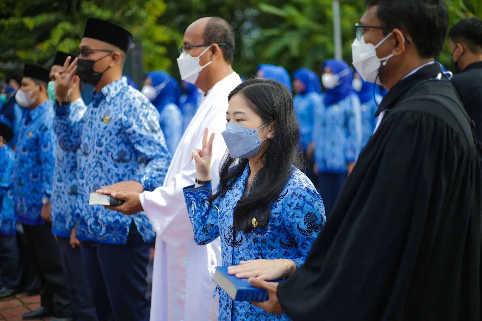 Dua CPNS Difabel di Kota Bogor Akhirnya Sah Jadi PNS