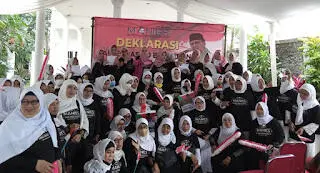 Mak Mak Manis Deklarasi Dukung Anis Baswedan Maju di Pilpres 2024