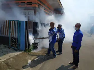 Antisipasi Demam Berdarah, Ibas Lakukan Fogging